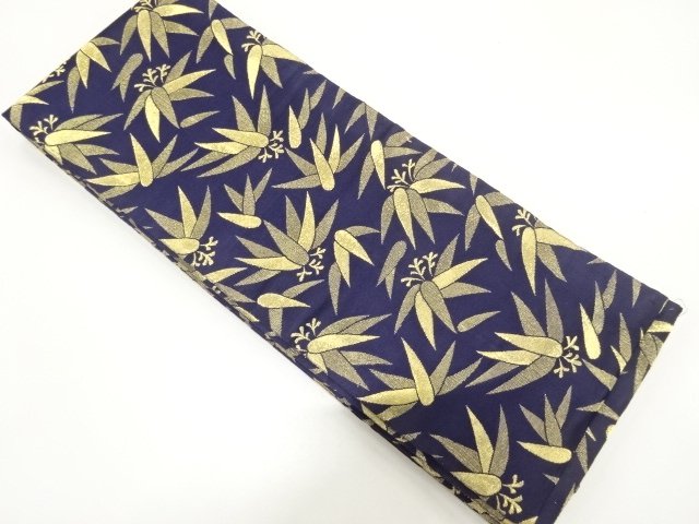 JAPANESE HANHABA OBI / WOVEN BAMBOO GRASS